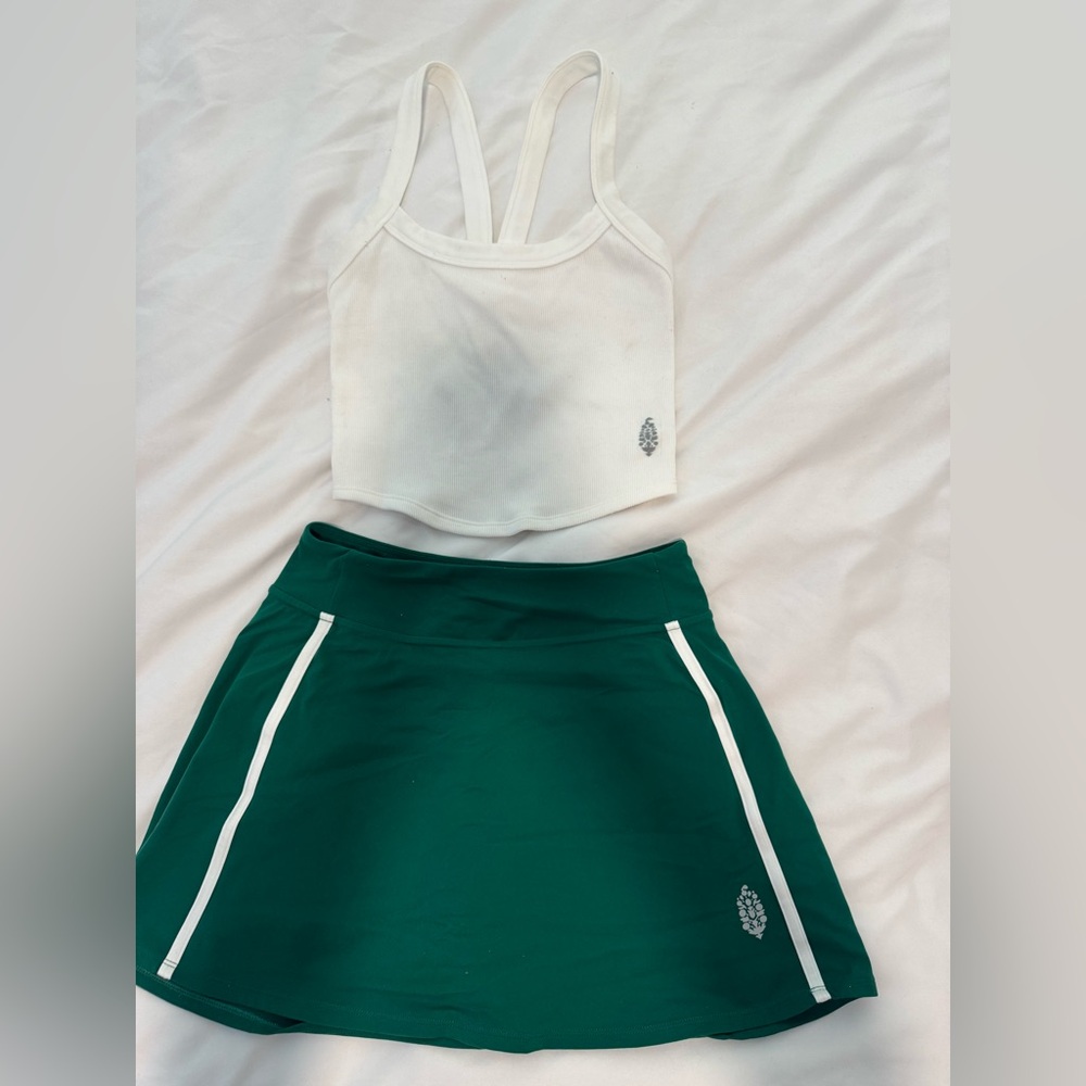 Free people skirt and tank set!